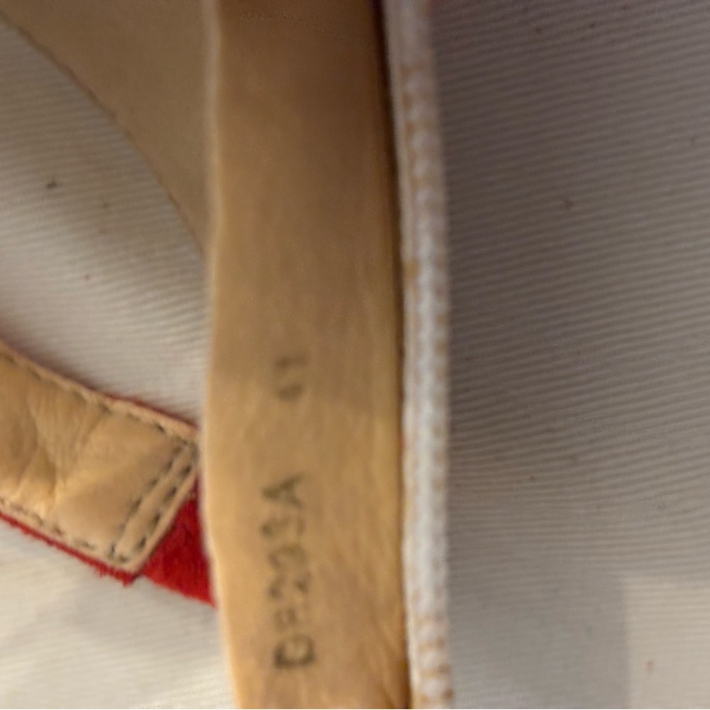 Geox Red Snake Pattern Sandals - Picture 7 of 7